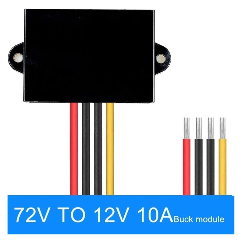 72V To 12V 10A DC DC Step Down Converter Voltage Regulator Buck Module ABS Shell - Image 2